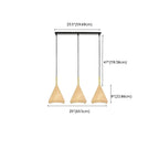 3-Light Modern Adjustable Length Island Pendant Light for Kitchen