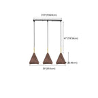 3-Light Modern Adjustable Length Island Pendant Light for Kitchen