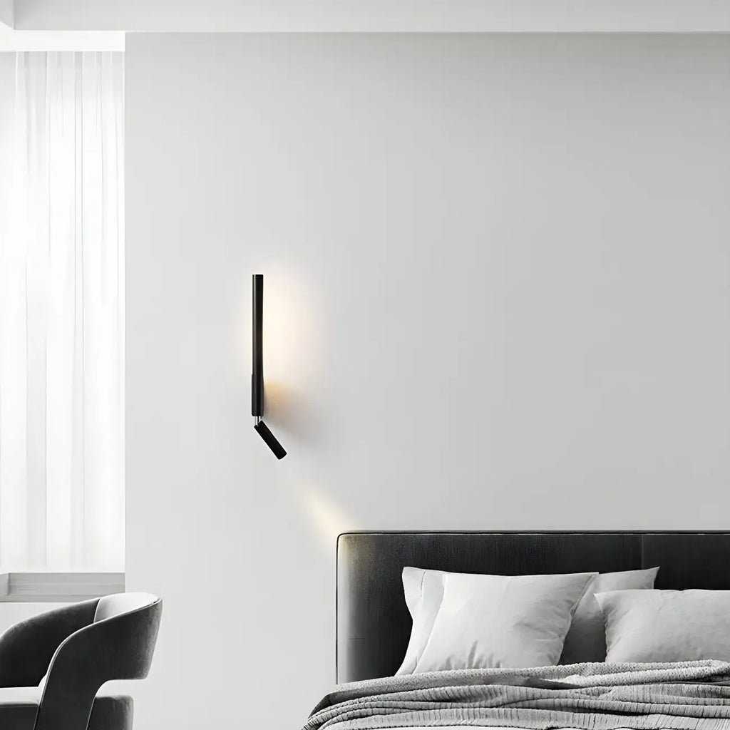 Modern 2-Light LED Metal Reading Wall Sconce for Bedroom