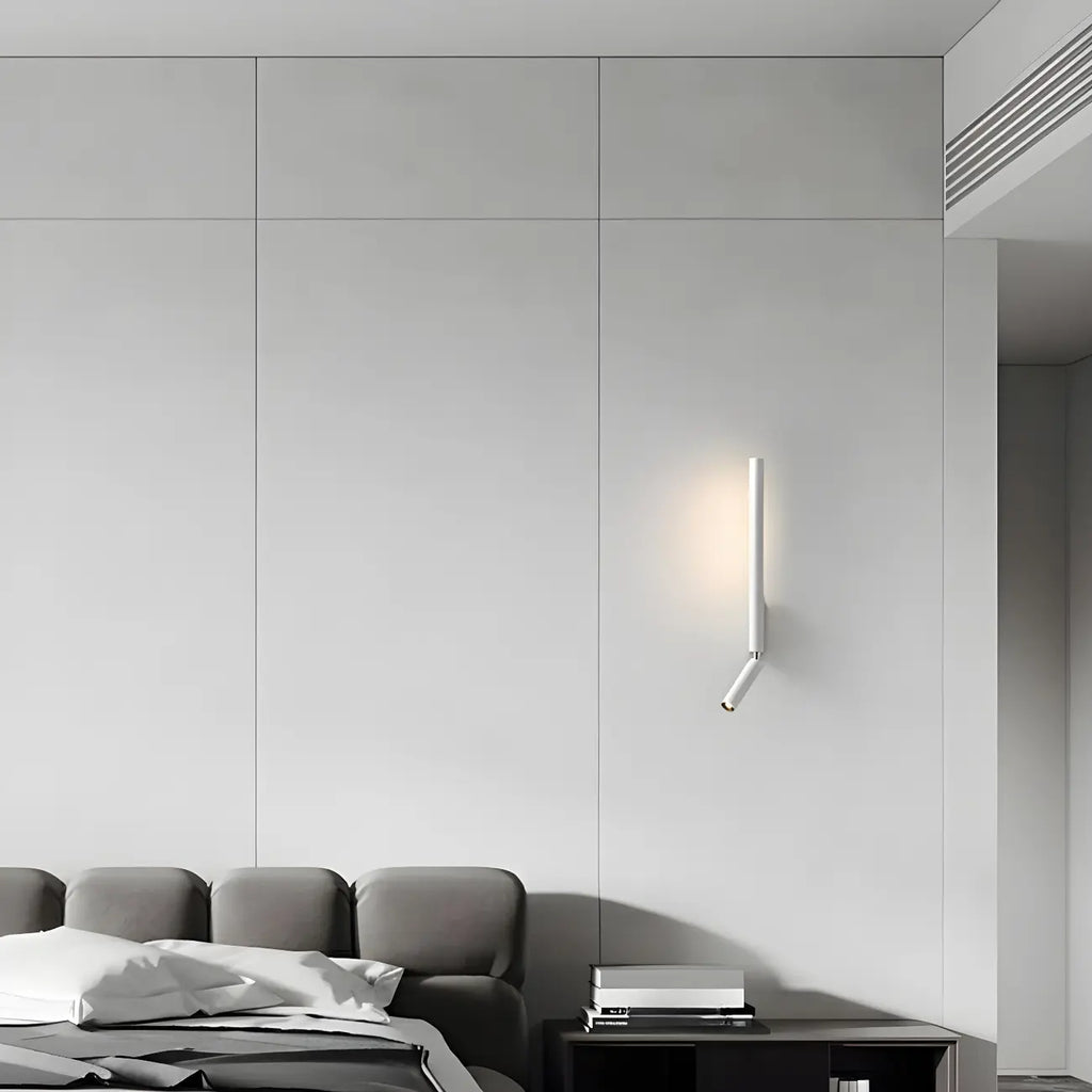 Modern 2-Light LED Metal Reading Wall Sconce for Bedroom