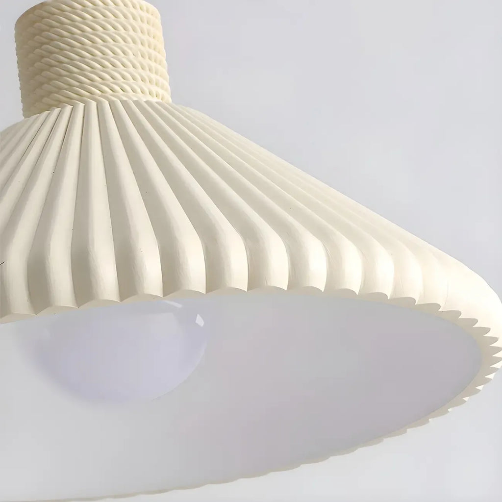 Modern Beige Cone Island Pendant Light Adjustable for Kitchen