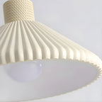 Modern Beige Cone Island Pendant Light Adjustable for Kitchen