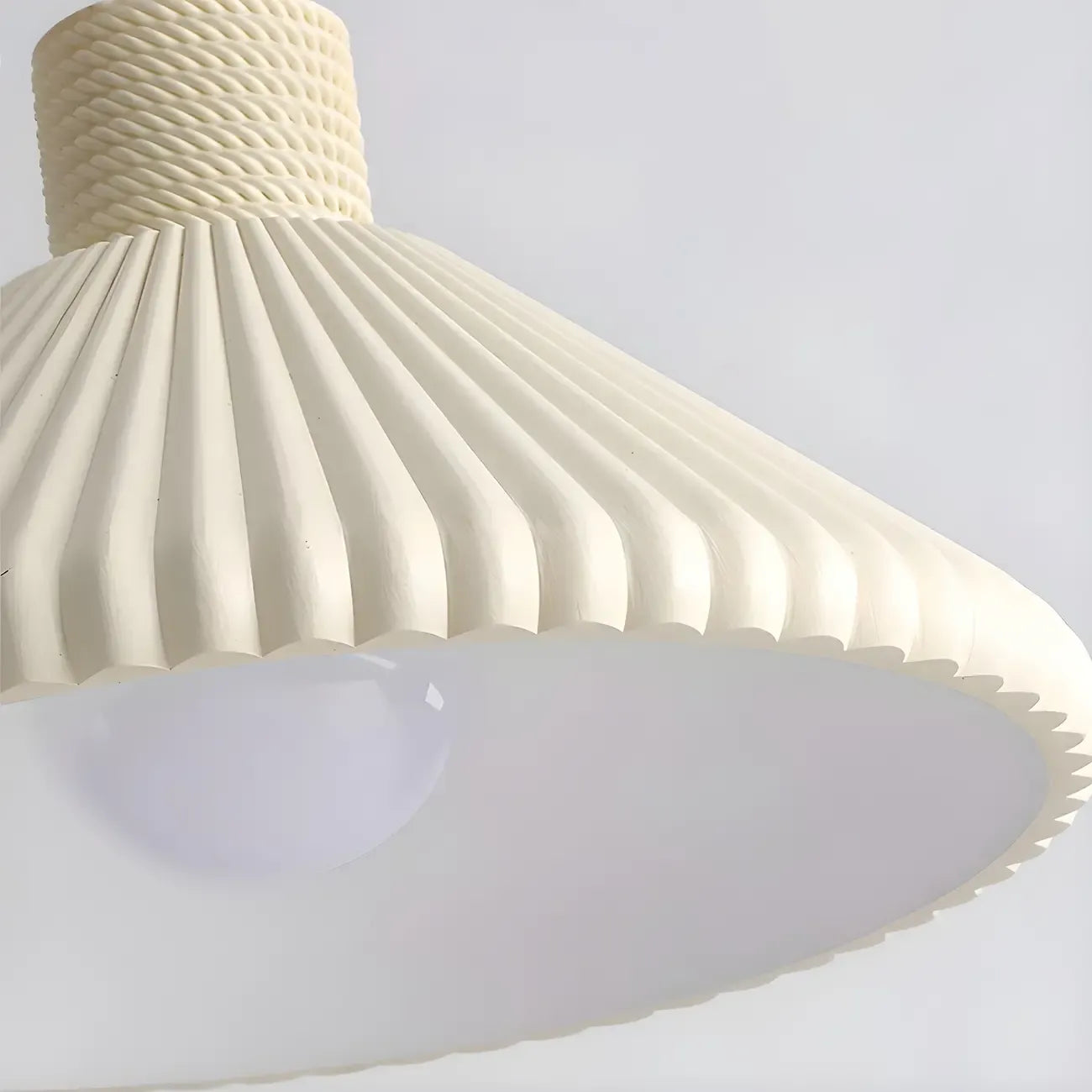 Modern Beige Cone Island Pendant Light Adjustable for Kitchen
