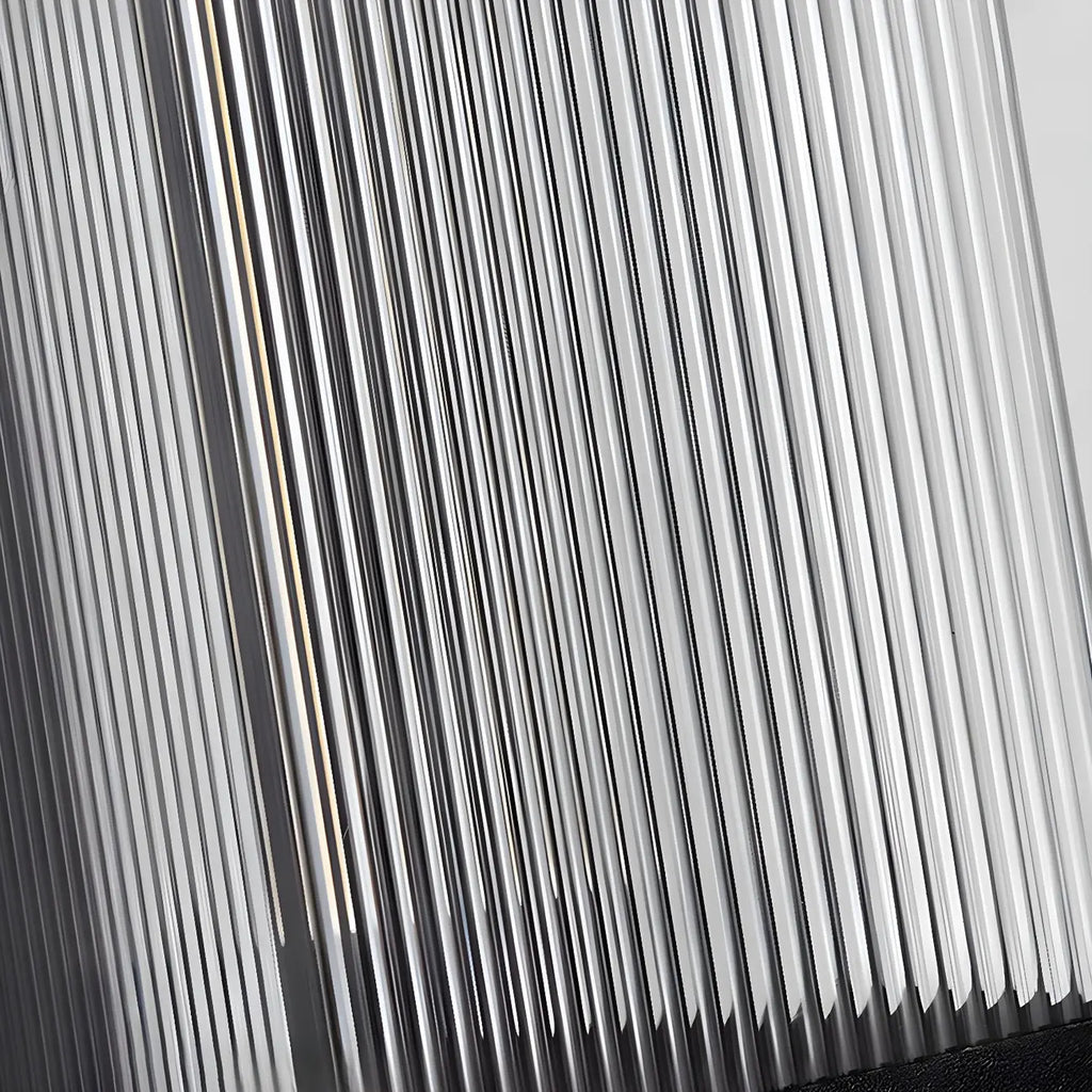 Modern Geometric Outdoor Steel LED Wall Light