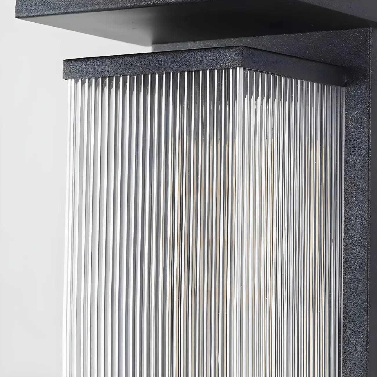 Modern Geometric Outdoor Steel LED Wall Light