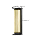 Modern Geometric Outdoor Steel LED Wall Light