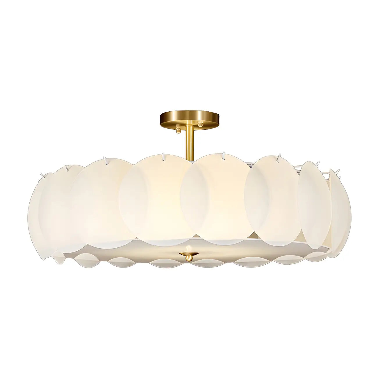 4/5 Lights Modern LED Semi Flush Ceiling Light for Bedroom