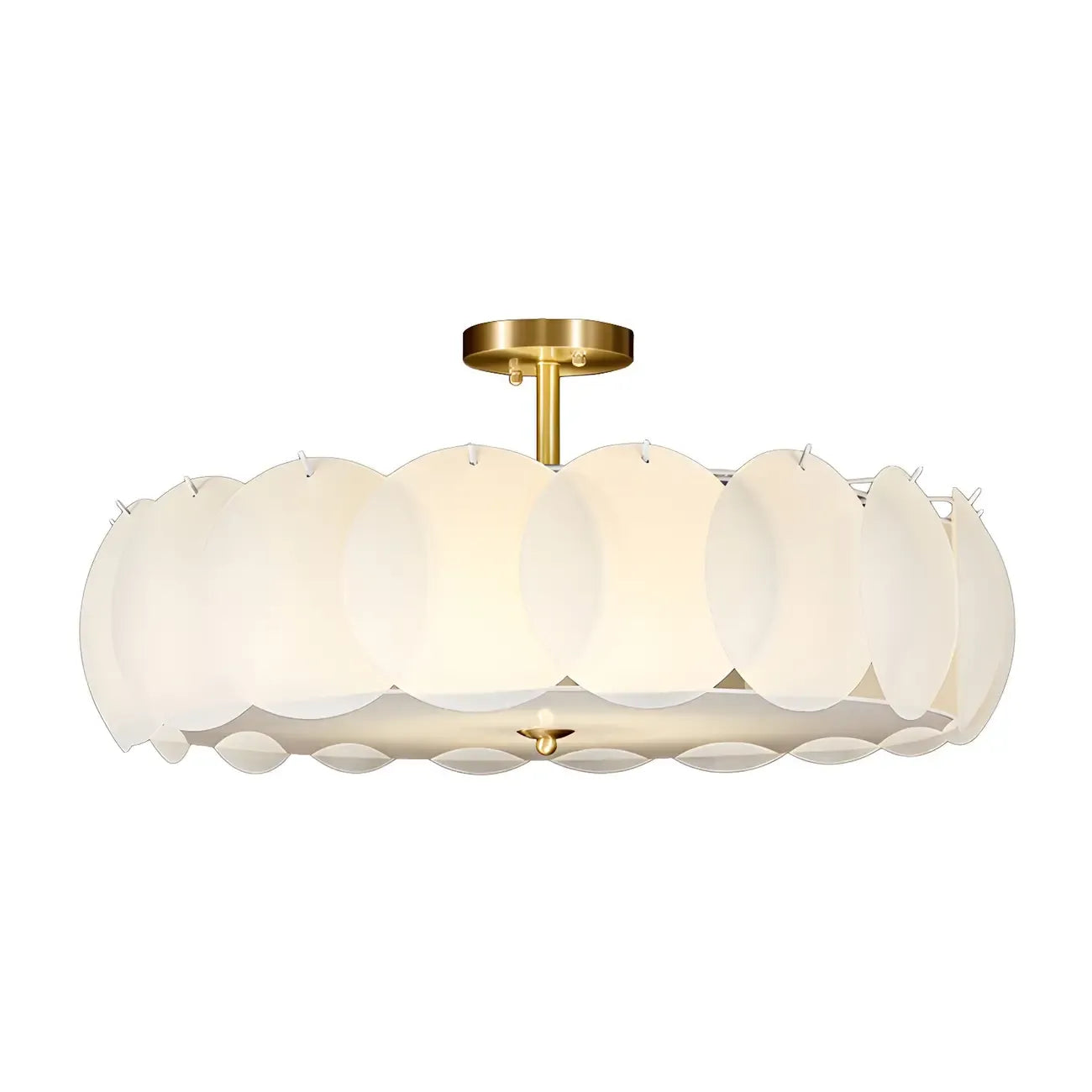 4/5 Lights Modern LED Semi Flush Ceiling Light for Bedroom