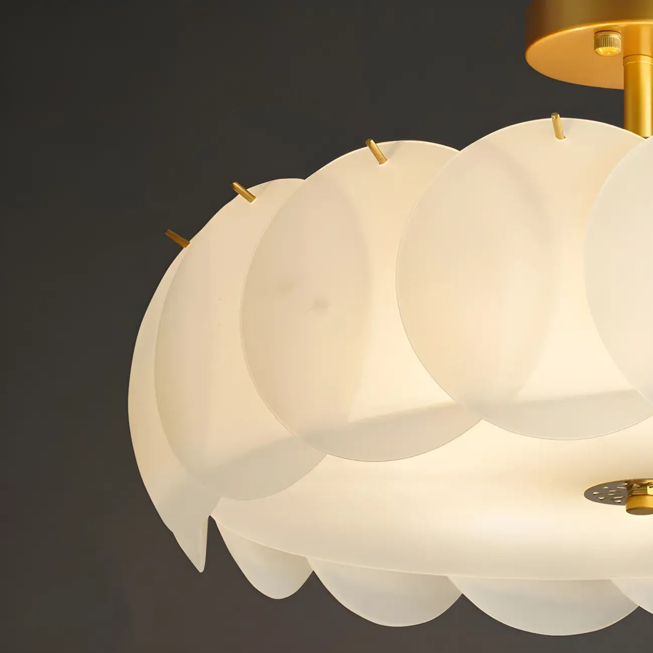 4/5 Lights Modern LED Semi Flush Ceiling Light for Bedroom