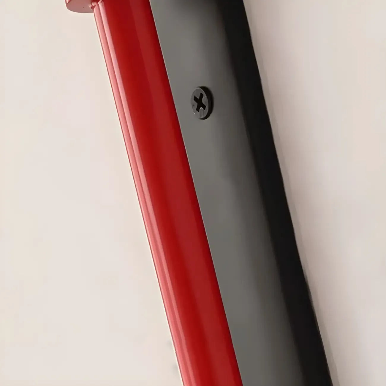 Elegant Geometric Red Swing Arm Wall Light for Dining Room