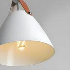 3-Light Modern White Metal Island Pendant Light for Kitchen