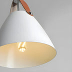 3-Light Modern White Metal Island Pendant Light for Kitchen