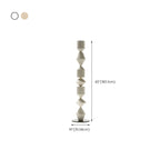 Contemporary Sculptural Geometric Metal Floor Lamp for Living Room