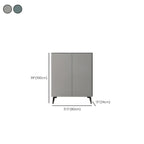 Gloss Green Wood Shoe Storage Cabinet for Entryway