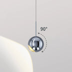 Adjustable Stylish Bedside Globe LED Wall Sconce in Dimmable