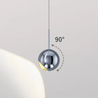 Adjustable Stylish Bedside Globe LED Wall Sconce in Dimmable