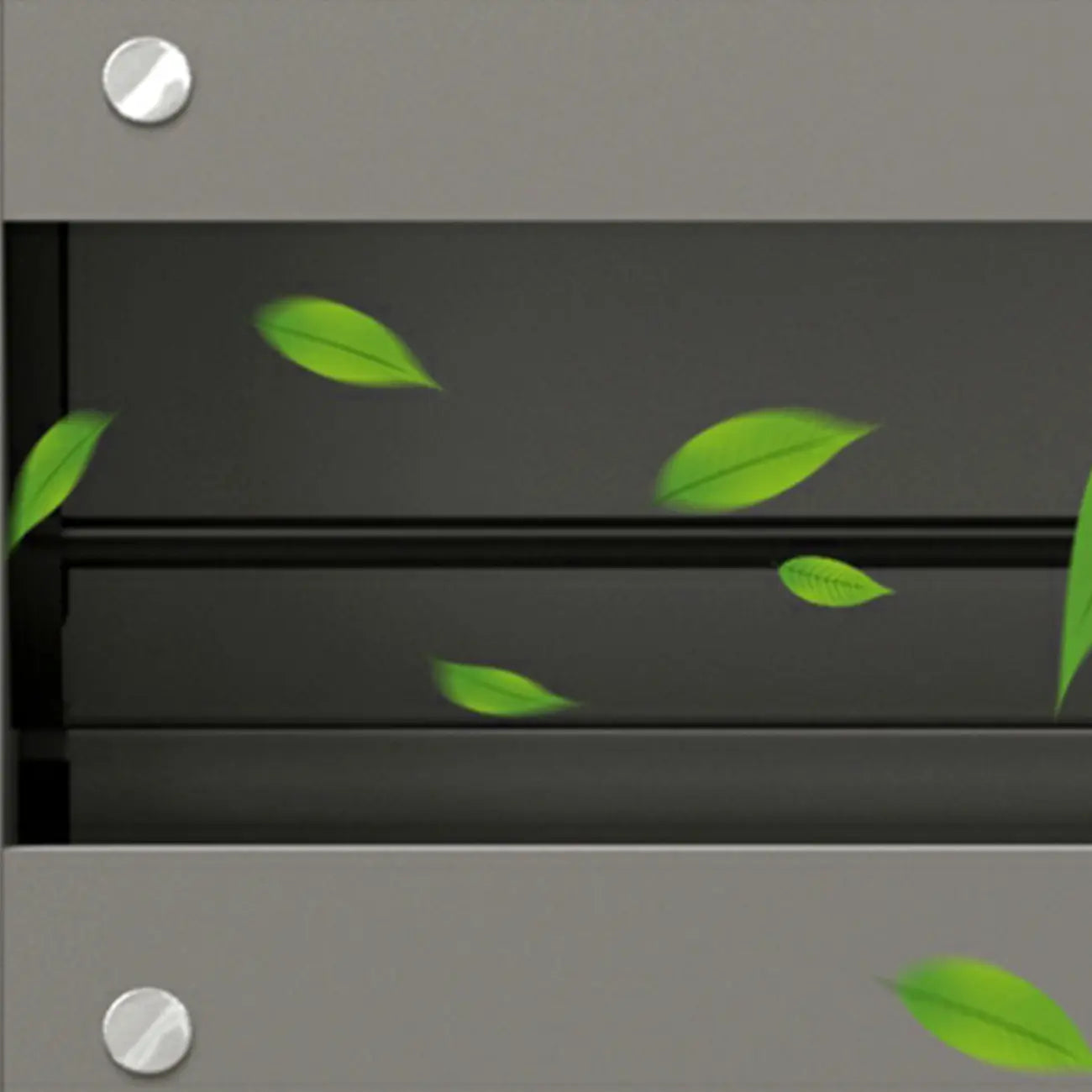 3-Tier Narrow Dark Gray Drop-Front Wood Shoe Cabinet