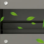 3-Tier Narrow Dark Gray Drop-Front Wood Shoe Cabinet