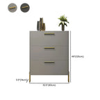 3-Tier Narrow Dark Gray Drop-Front Wood Shoe Cabinet
