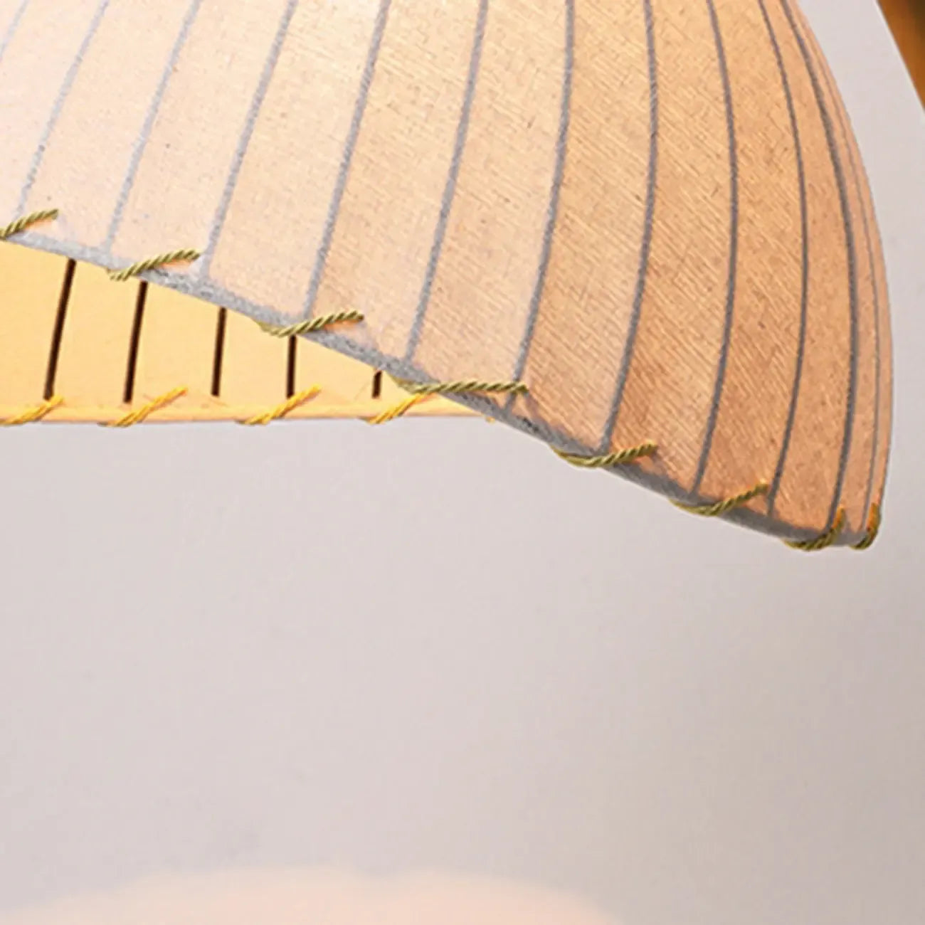 Plug In Khaki Arc Floor Lamp with Fabric Shade for Living Room