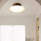 Simplistic Dimmable LED Metal Dome Semi Flush Ceiling Light
