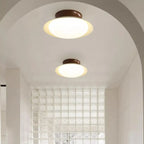 Simplistic Dimmable LED Metal Dome Semi Flush Ceiling Light