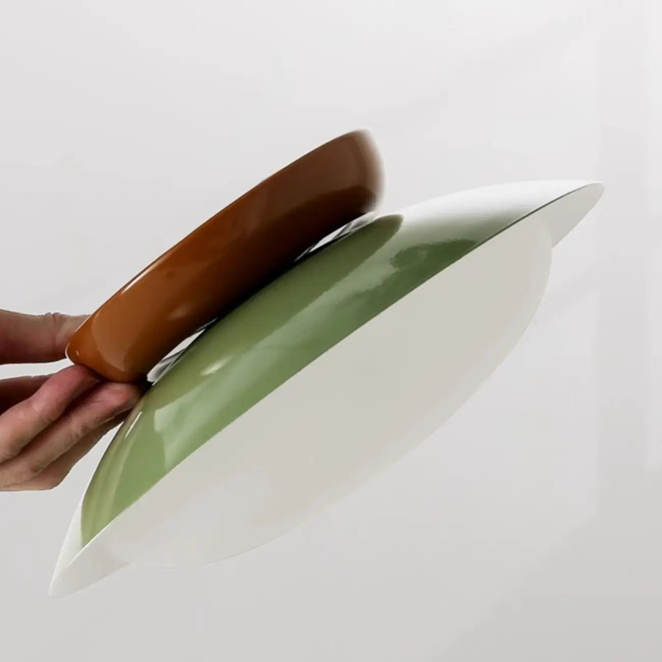 Simplistic Dimmable LED Metal Dome Semi Flush Ceiling Light