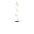 Modern Prismatic Glass LED Floor Lamp Plug-In for Living Room