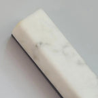 Modern White Stone Metal Wall Sconce Warm Light LED