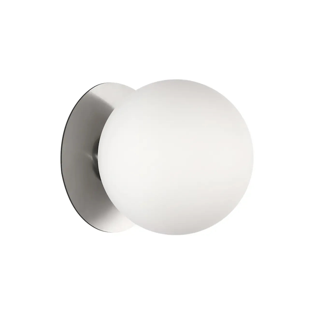 Modern Frosted Glass White Globe Round Wall Sconce