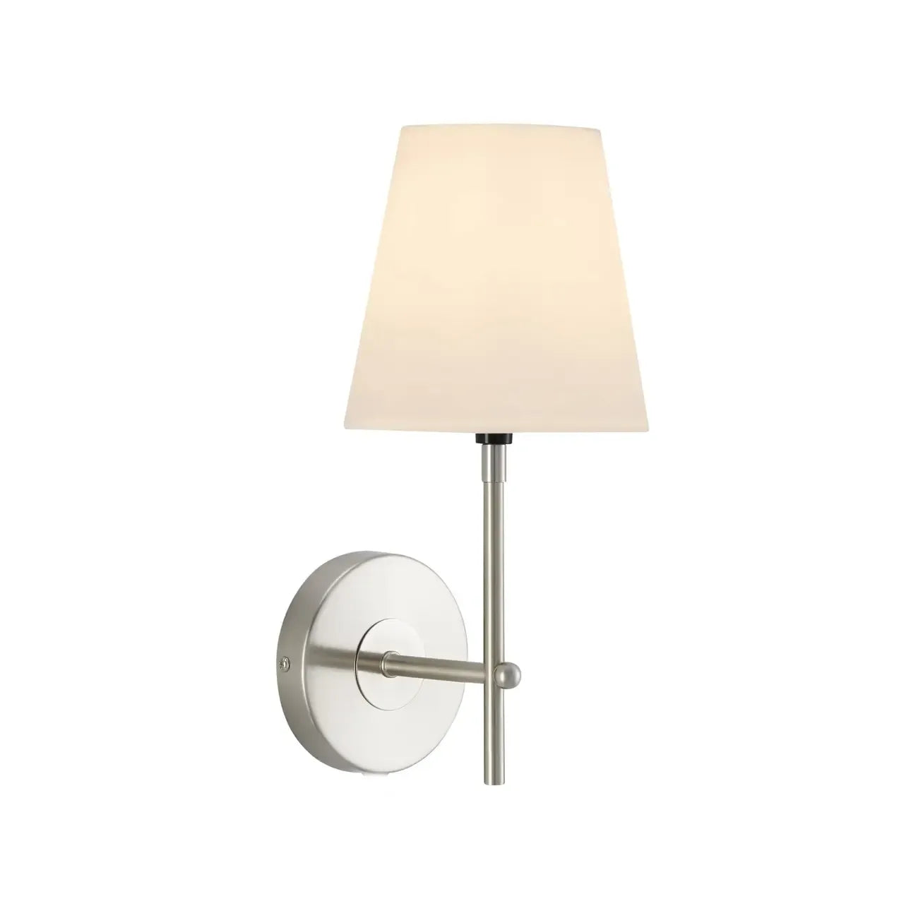 Contemporary Simplicity Metal Fabric Wall Sconce