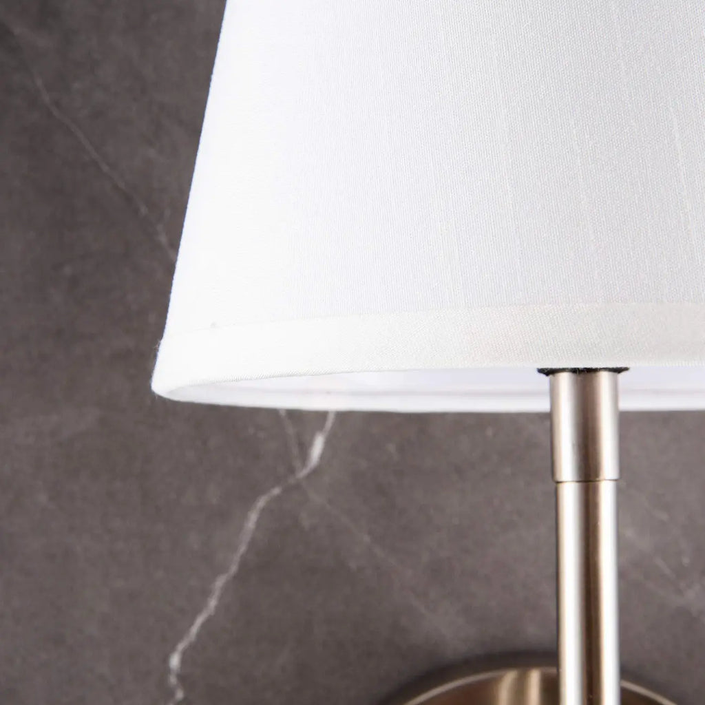 Contemporary Simplicity Metal Fabric Wall Sconce