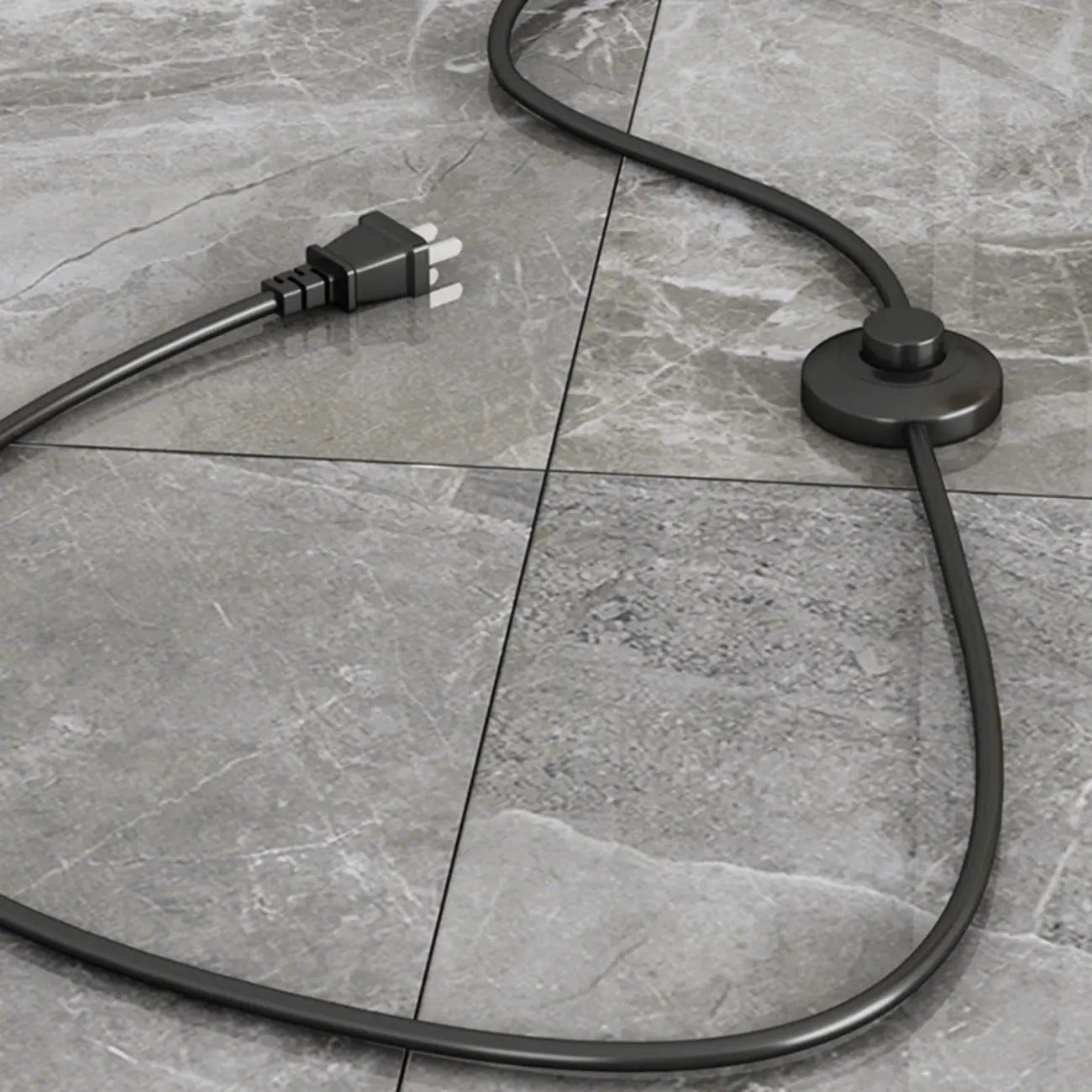 Modern Pleated Fabric White Metal 61 Floor Lamp