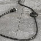 Modern Pleated Fabric White Metal 61 Floor Lamp