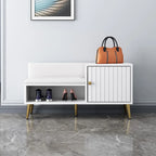 Entryway Shoe Storage Bench with Cushioned Seat
