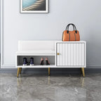 Entryway Shoe Storage Bench with Cushioned Seat