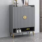 Entryway Shoe Storage Bench with Cushioned Seat