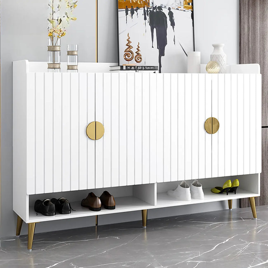 Entryway Shoe Storage Bench with Cushioned Seat