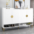 Entryway Shoe Storage Bench with Cushioned Seat