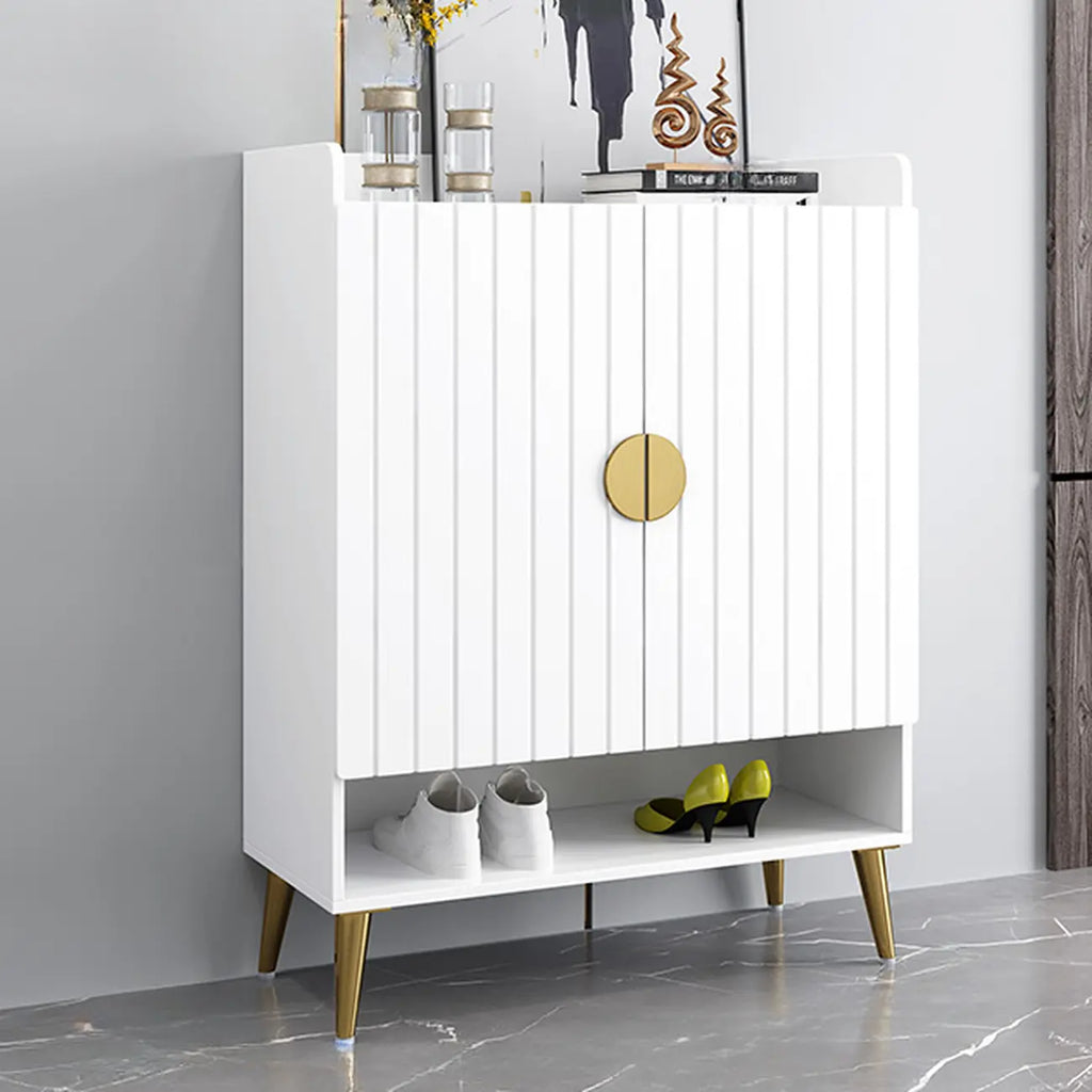 Entryway Shoe Storage Bench with Cushioned Seat