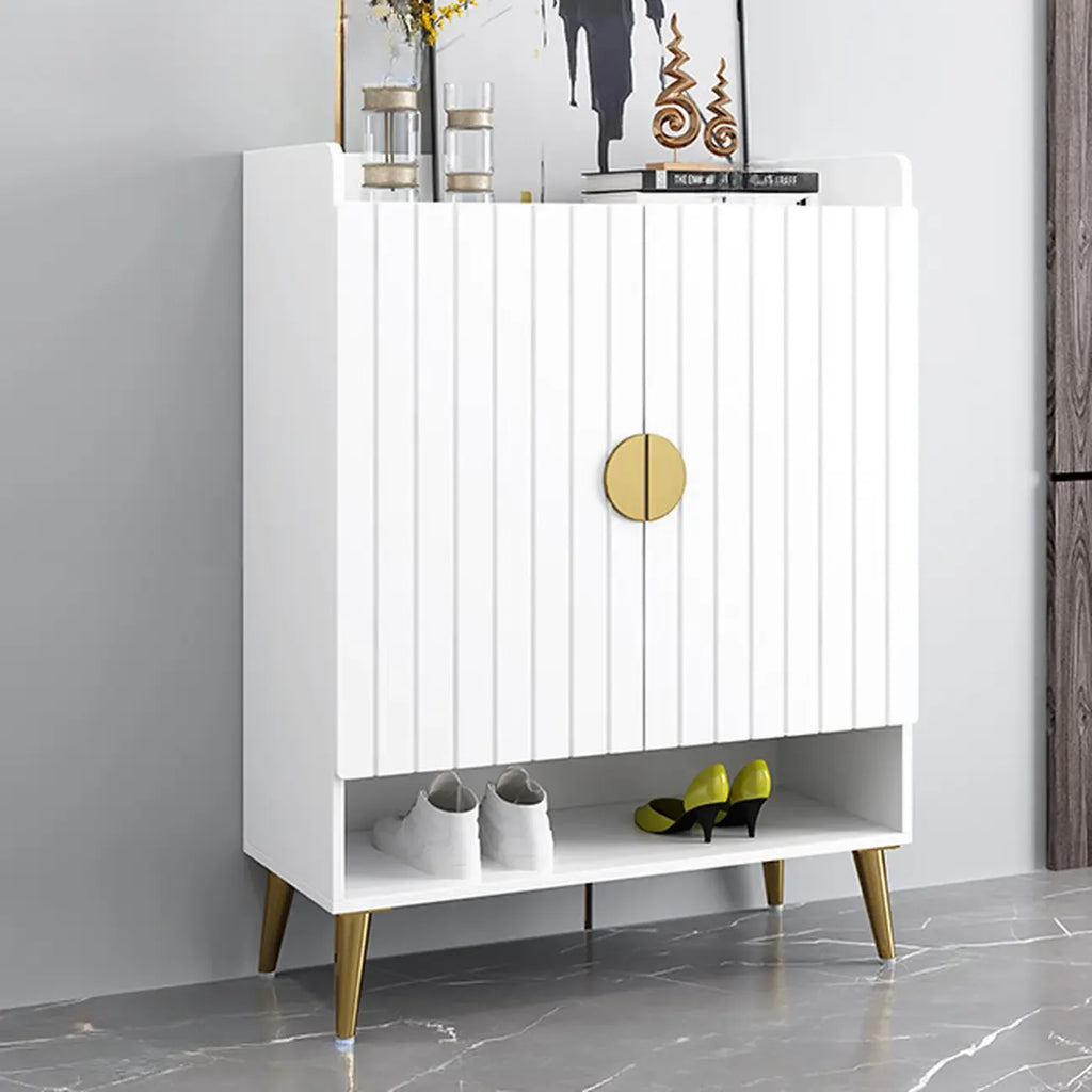 Entryway Shoe Storage Bench with Cushioned Seat