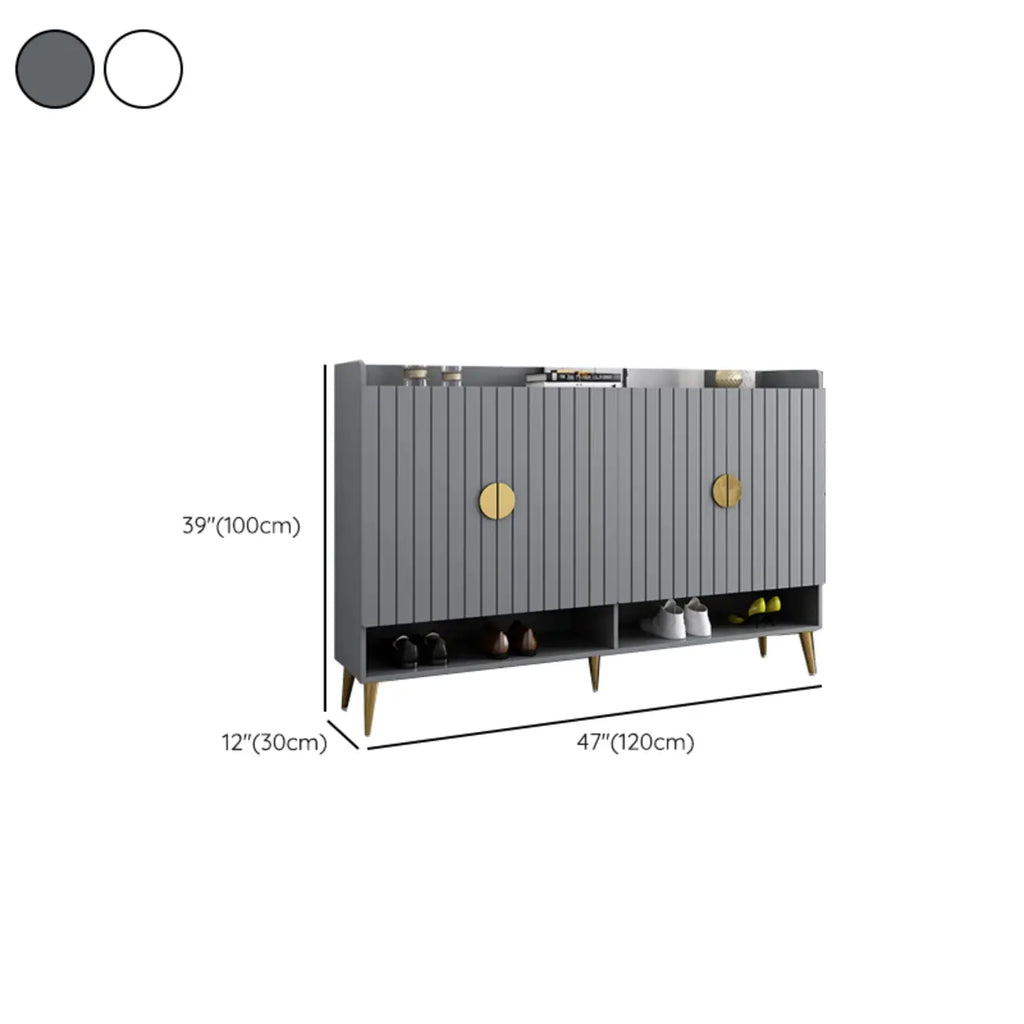 Entryway Shoe Storage Bench with Cushioned Seat