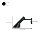 Industrial Black Wall Sconce with Dome for Bedroom Lighting