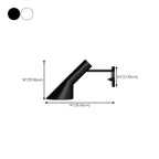 Industrial Black Wall Sconce with Dome for Bedroom Lighting