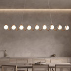 Modern Adjustable Wave Kitchen Island Pendant Light