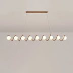 Modern Adjustable Wave Kitchen Island Pendant Light