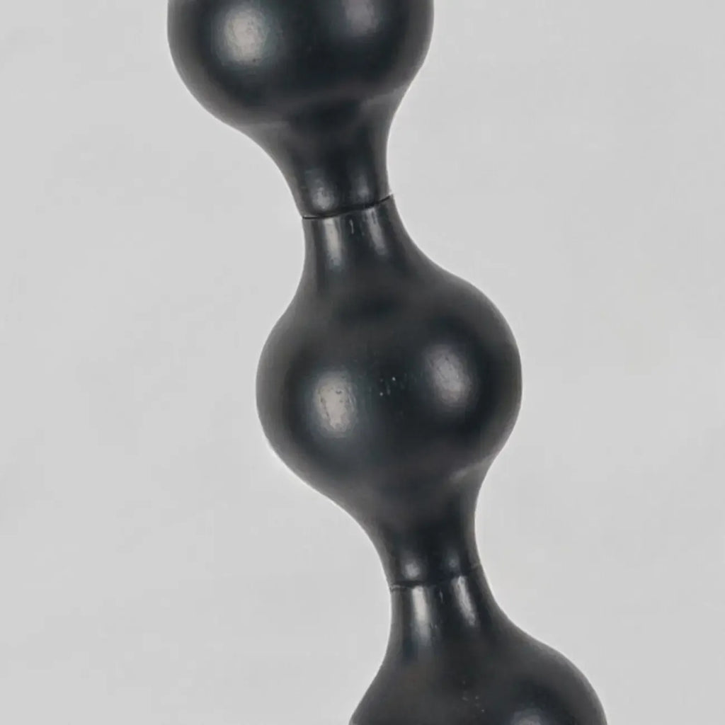 62 H Traditional Wooden Floor Lamp with Fabric Shade