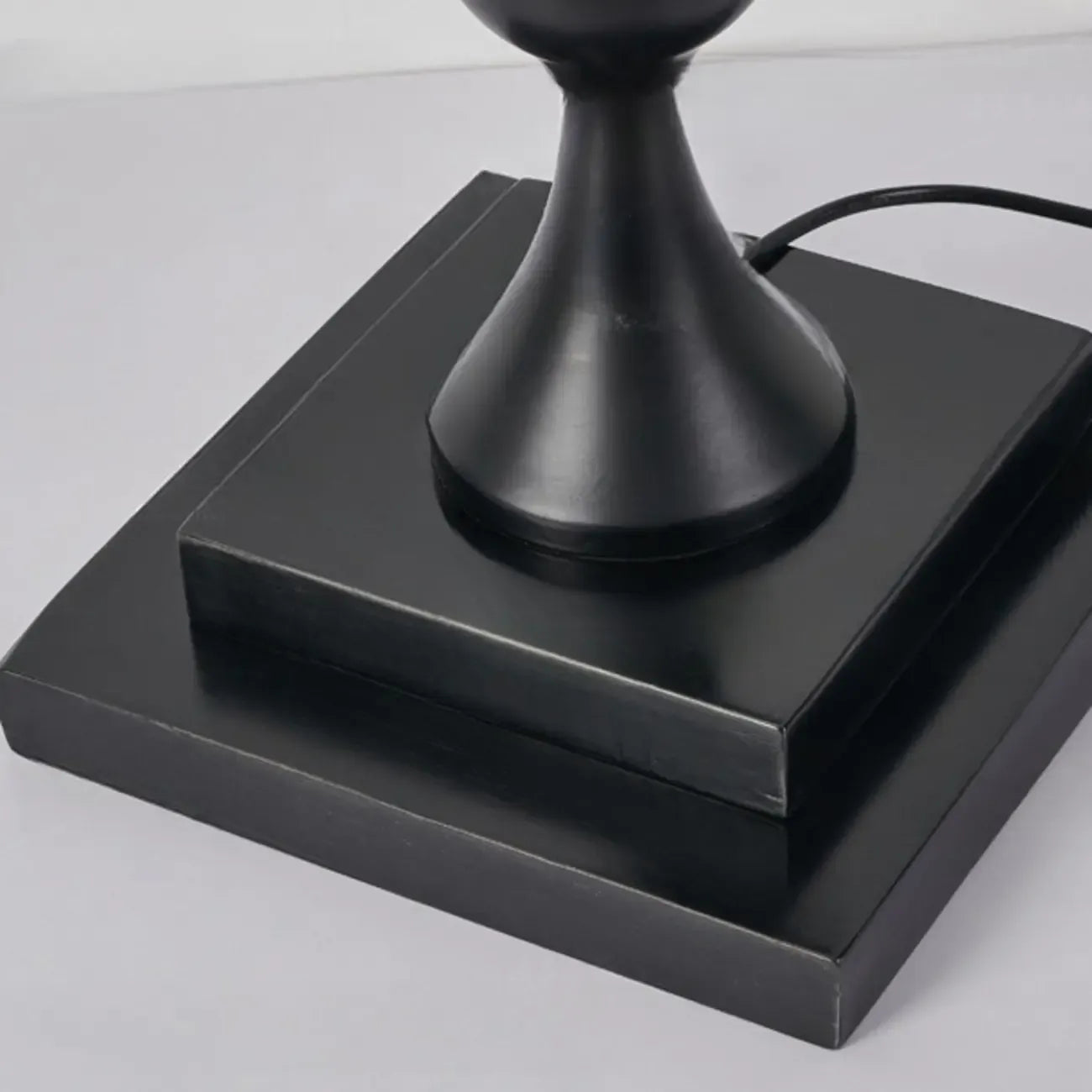 62 H Traditional Wooden Floor Lamp with Fabric Shade