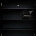 Elegant Grey Shoe Cabinet with Doors & Adjustable Shelves