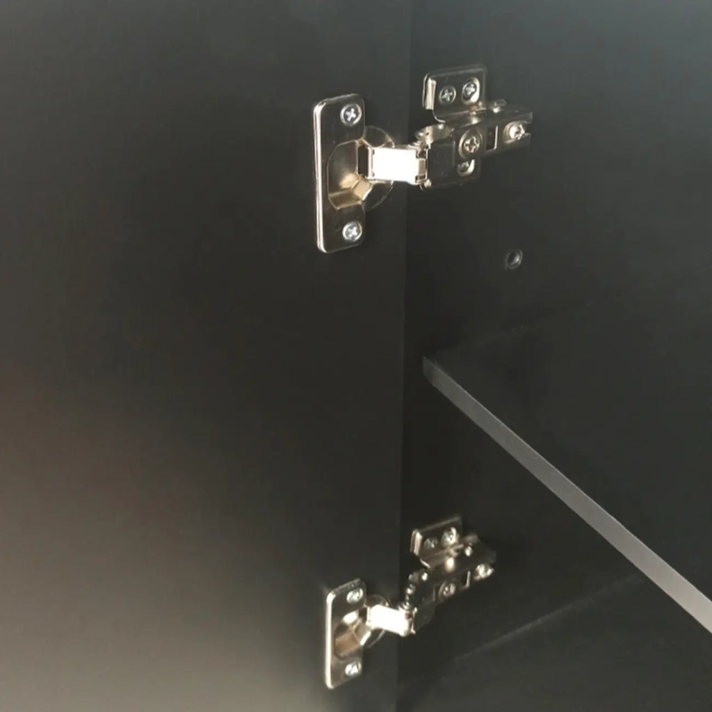 Elegant Grey Shoe Cabinet with Doors & Adjustable Shelves